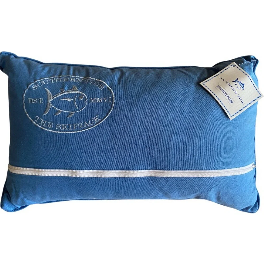Southern Tide Skipper Stripe Decorative Pillow NWT size 20x12